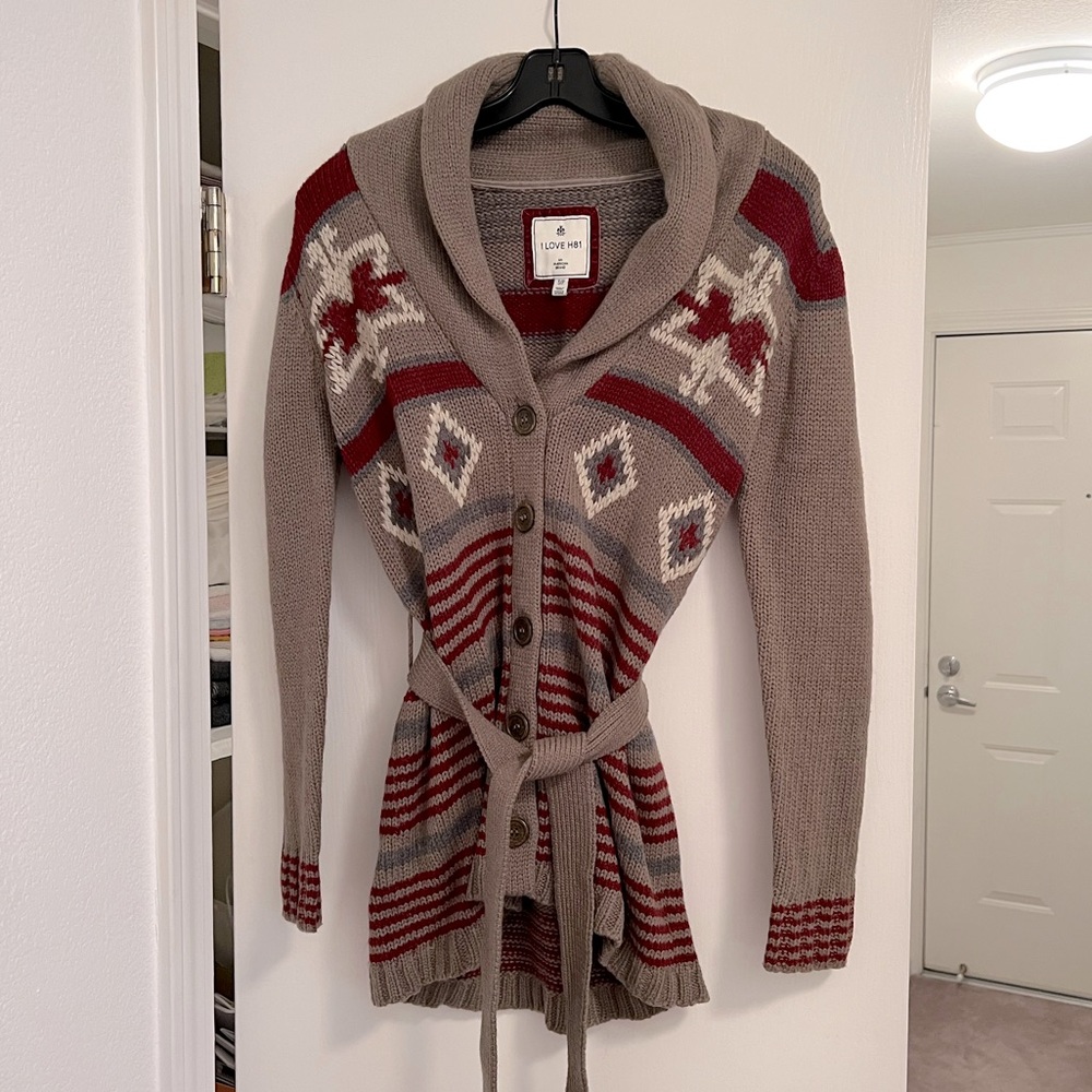 wool blend soft cardigan